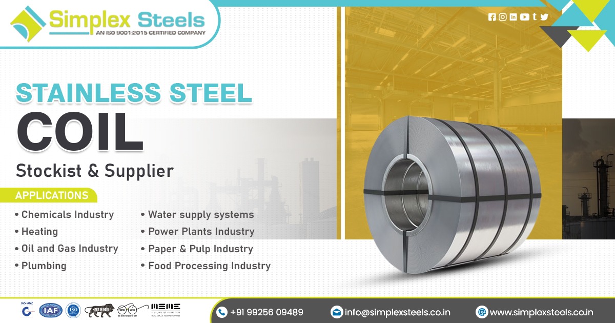 Supplier of Stainless Steel Coils in Tamilnadu