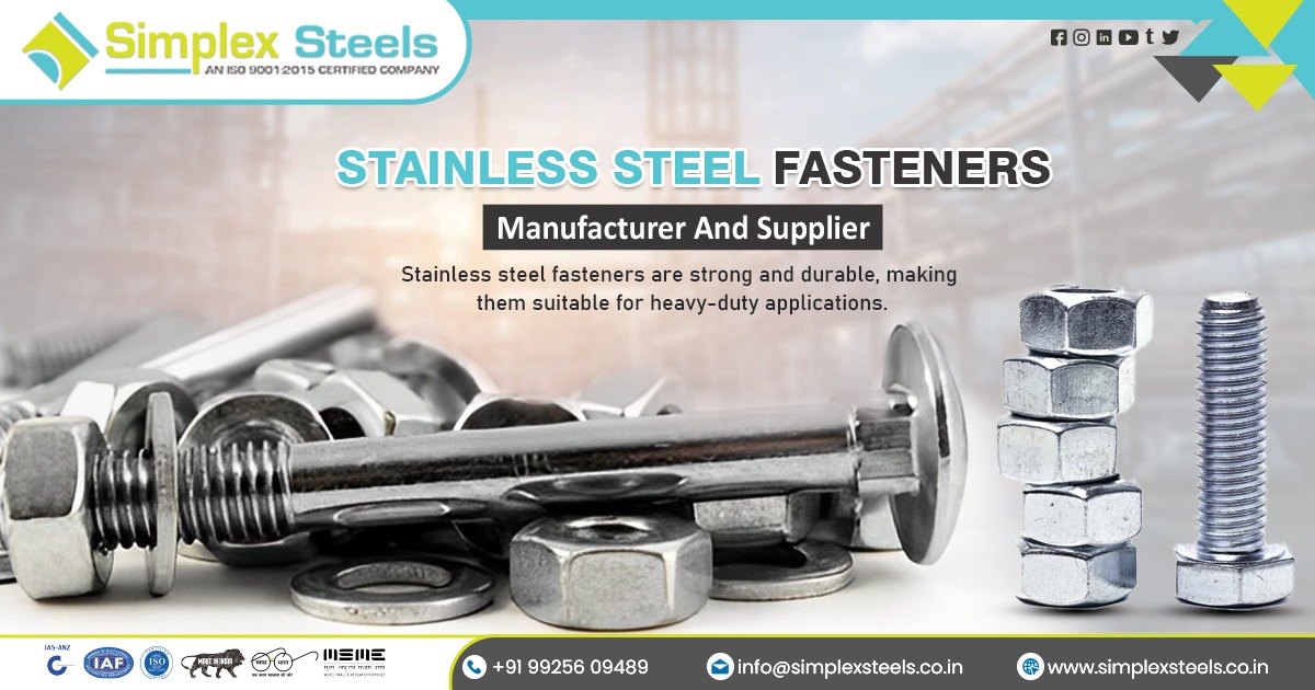 Supplier of Stainless Steel Fasteners in Madhya Pradesh