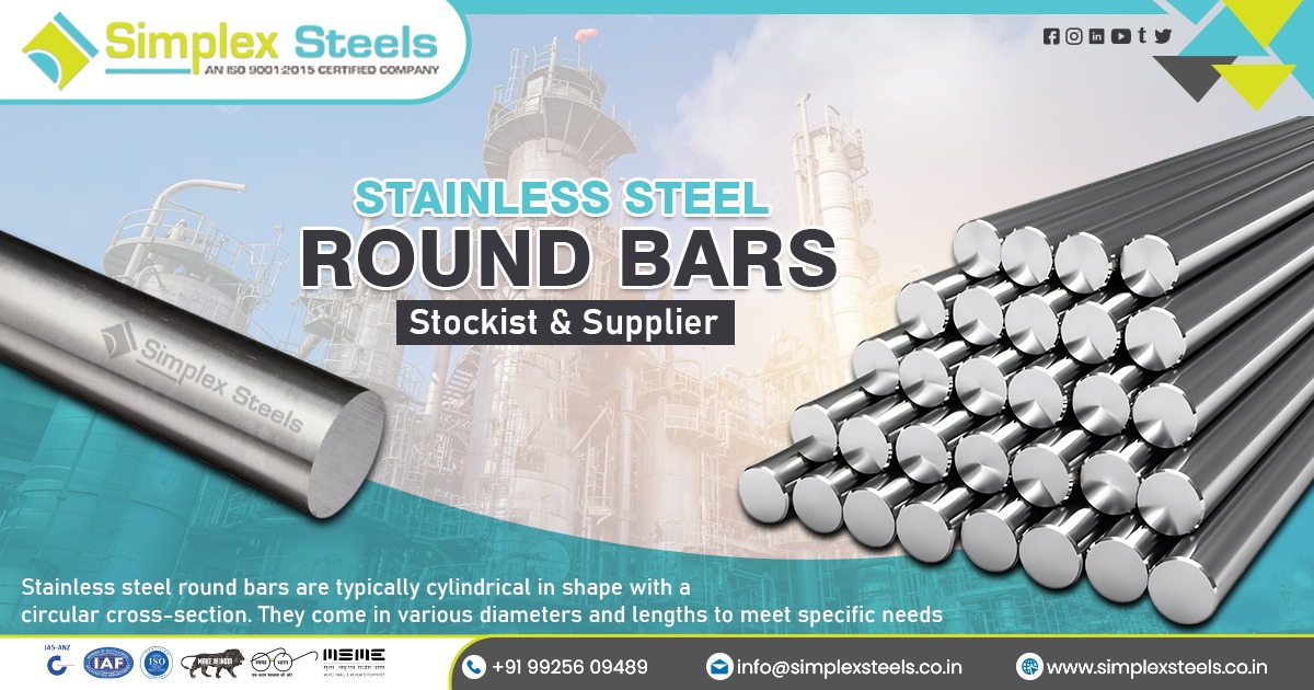 Supplier of Stainless Steel Round Bars In Uttar Pradesh