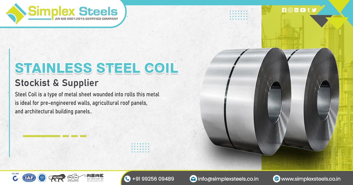 Supplier of Stainless Steel Coils Haryana