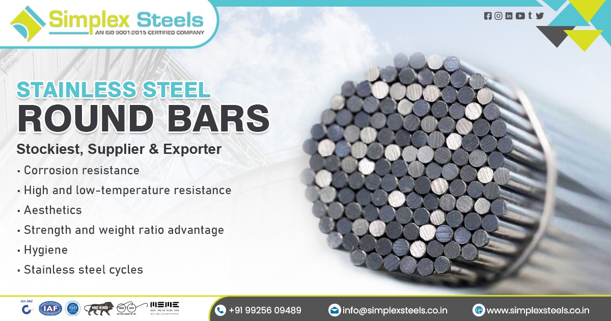 Supplier of Stainless Steel Round Bars In Karnataka
