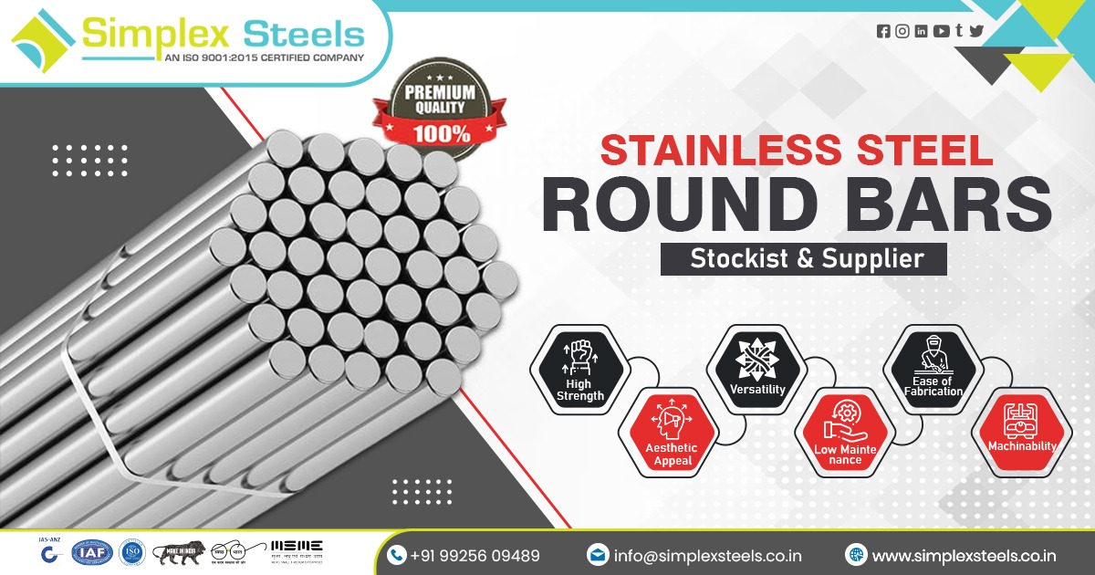 Supplier of Stainless Steel Round Bar in Karnataka