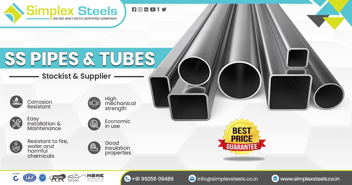 Supplier of SS Pipe and Tubes in Mumbai