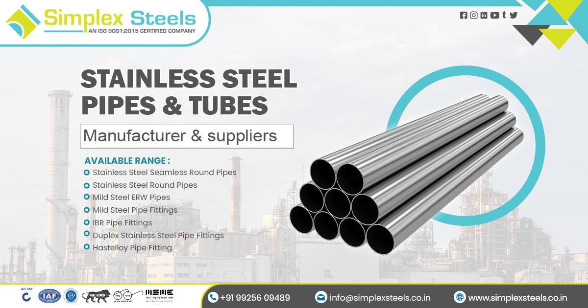 Stainless Steel Pipe and Tubes Supplier in Chennai