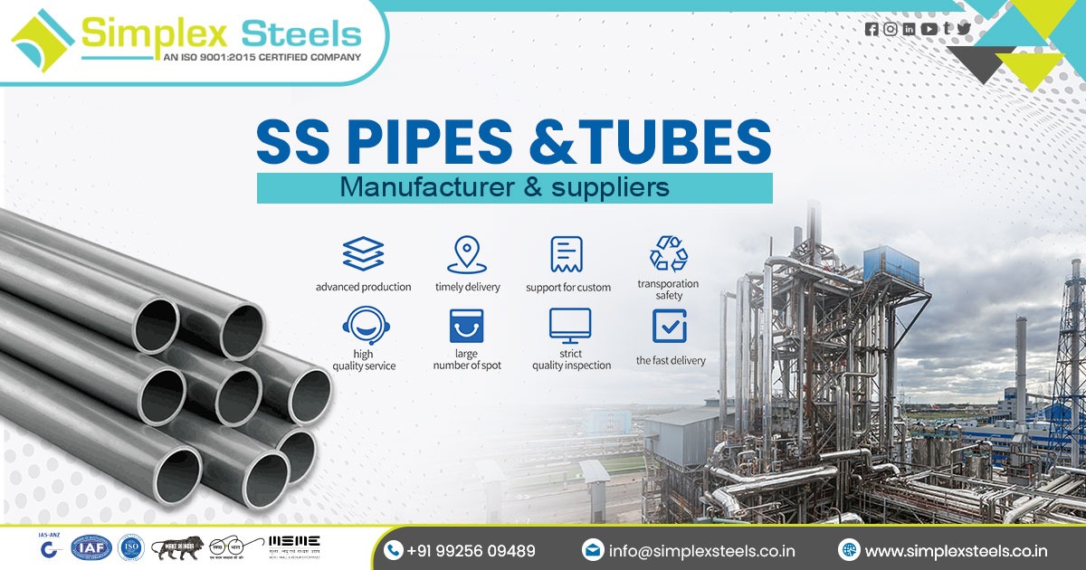 Supplier of Stainless Steel Pipes and Tubes in Lucknow