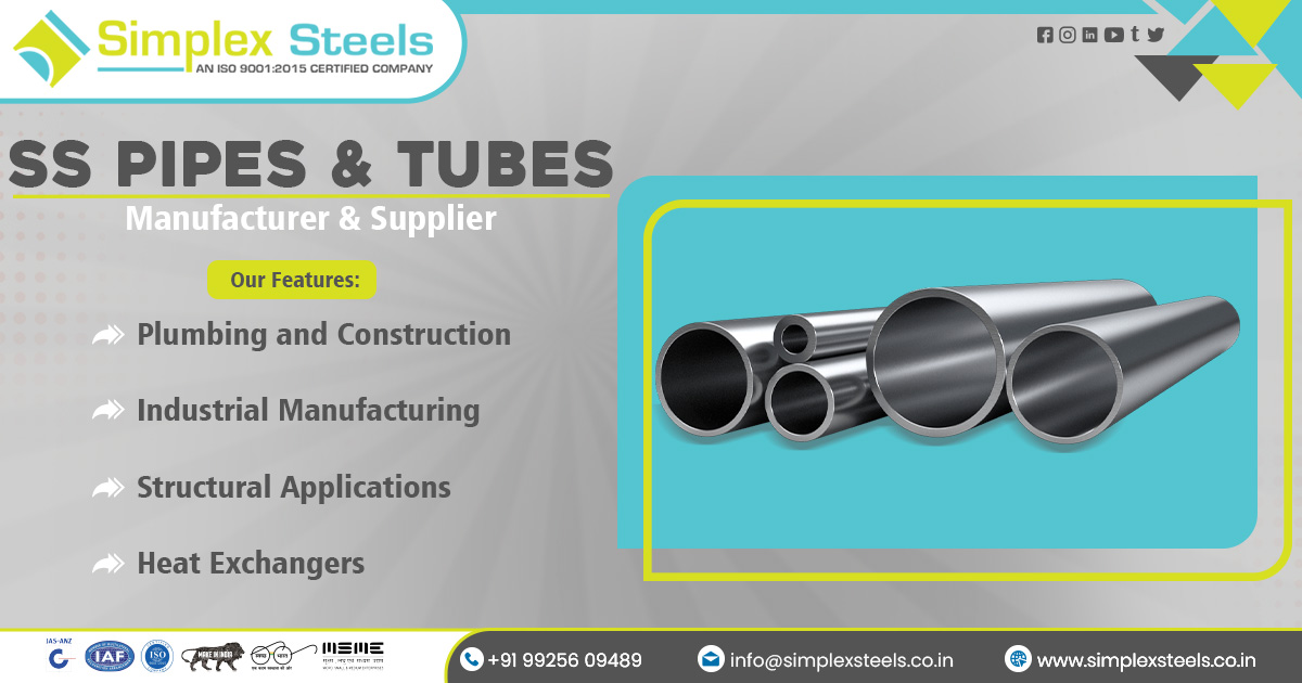 Supplier of Stainless Steel Pipes & Tubes in Tamil Nadu