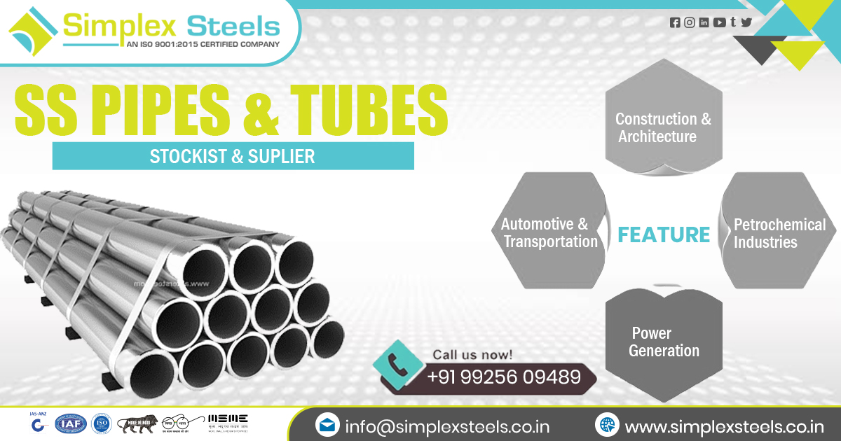 Supplier of SS Pipes and Tubes in Bengaluru