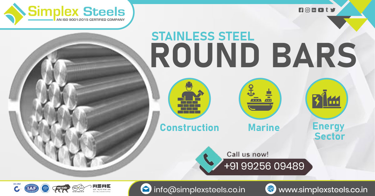 Supplier of Stainless Steel Round Bars in Gujarat
