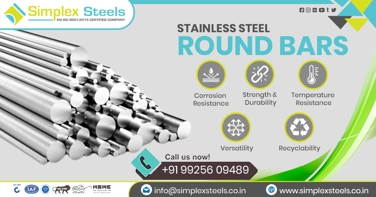 Stainless Steel Round Bars in Tamil Nadu